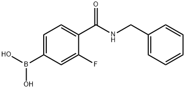 4-(BENZYLCARBAMOYL)-3-FLUOROBENZENEBORONIC ACID 97