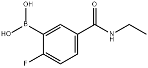 5-(ETHYLCARBAMOYL)-2-FLUOROBENZENEBORONIC ACID Structural