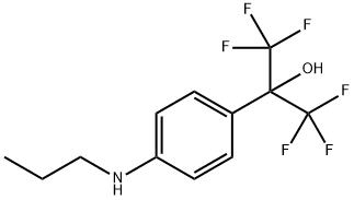 1,1,1,3,3,3-HEXAFLUORO-2-((4-PROPYLAMINO)PHENYL)PROPAN-2-OL Structural