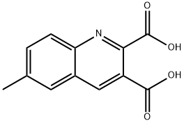 6-METHYLQUINOLINE-2,3-DICARBOXYLIC ACID Structural