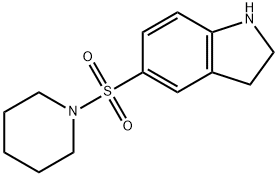 5-(PIPERIDIN-1-YLSULFONYL)INDOLINE Structural