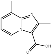 2,8-DIMETHYLIMIDAZO[1,2-A]PYRIDINE-3-CARBOXYLIC ACID Structural