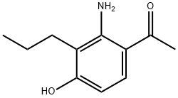 1-(2-AMINO-4-HYDROXY-3-PROPYLPHENYL)ETHAN-1-ONE Structural