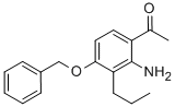 Ethanone,1-[2-amino-4-(phenylmethoxy)-3-propylphenyl]- Structural