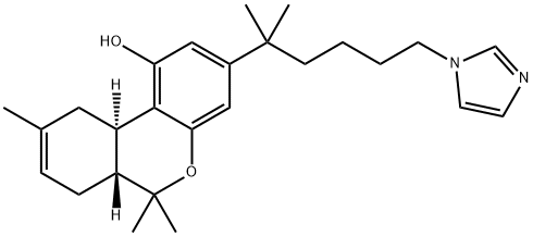 (6AR,10AR)-6A,7,10,10A-TETRAHYDRO-3-[5-(1H-IMIDAZOL-1-YL)-1,1-DIMETHYLPENTYL]-6,6,9-TRIMETHYL-6H-DIBENZO[B,D]PYRAN-1-OL HYDROCHLORIDE