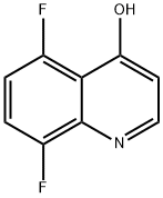 5,8-Difluoro-quinolin-4-ol Structural