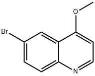 6-Bromo-4-methoxyquinoline Structural