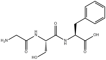 H-GLY-SER-PHE-OH Structural