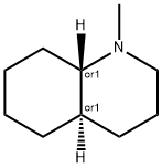 trans-decahydro-1-methylquinoline Structural
