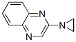 Quinoxaline,  2-(1-aziridinyl)- Structural