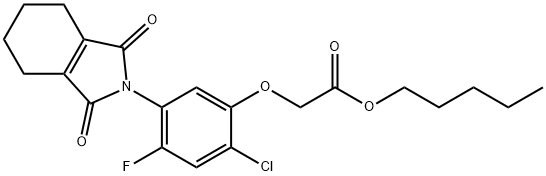 FLUMICLORAC-PENTYL Structural