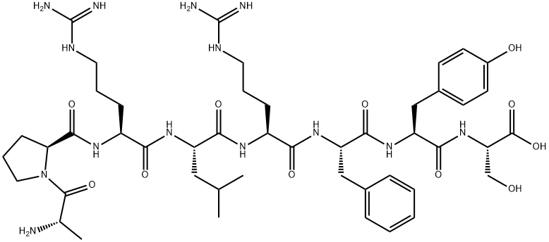 ALA-PRO-ARG-LEU-ARG-PHE-TYR-SER Structural