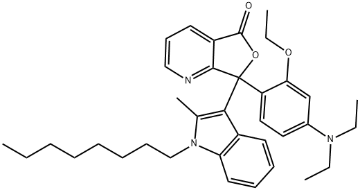 7-[4-(Diethylamino)-2-ethoxyphenyl]-7-(2-methyl-1-octyl-1H-indol-3-yl)furo[3,4-b]pyridin-5(7H)-one