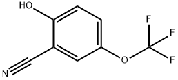 2-HYDROXY-5-(TRIFLUOROMETHOXY)BENZONITRILE Structural