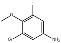 3-BROMO-5-FLUORO-4-METHOXYANILINE Structural