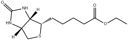 ethyl [3aS-(3aalpha,4beta,6aalpha)]-hexahydro-2-oxo-1H-thieno[3,4-d]imidazole-4-valerate Structural