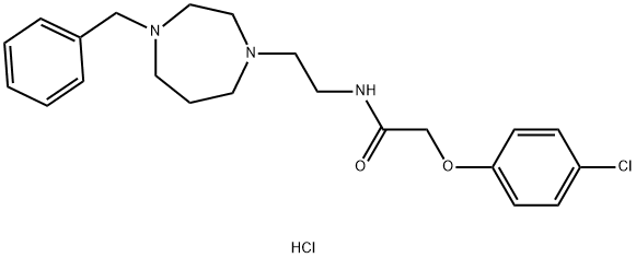 Acetamide, 2-(4-chlorophenoxy)-N-(2-(hexahydro-4-(phenylmethyl)-1H-1,4 -diazepin-1-yl)ethyl)-,dihydrochloride