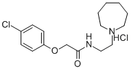 2-(4-Chlorophenoxy)-N-(2-(hexahydro-1H-azepin-1-yl)ethyl)acetamide hyd rochloride