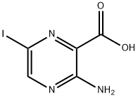 3-AMINO-6-IODOPYRAZINE-2-CARBOXYLIC ACID Structural