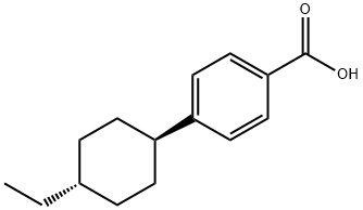 4-(trans-4-Ethylcyclohexyl)benzoic acid Structural