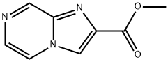 IMIDAZO[1,2-A]PYRAZINE-2-CARBOXYLIC ACID METHYL ESTER Structural