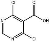 4,6-dichloropyrimidine-5-carboxylic acid Structural