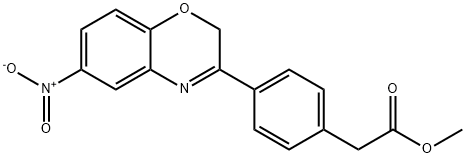 4-(6-Nitro-2H-1,4-benzoxazin-3-yl)benzeneacetic acid methyl ester