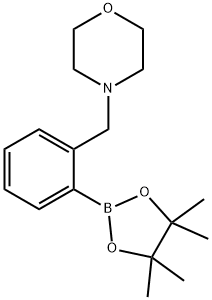 2-(MORPHOLIN-4-YLMETHYL)BENZENEBORONIC ACID, PINACOL ESTER 95+%4-[2-(4,4,5,5-TETRAMETHYL-1,3,2-DIOXABOROLAN-2-YL)BENZYL]MORPHOLINE