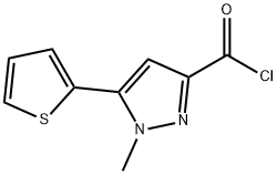 1-METHYL-5-THIEN-2-YL-1H-PYRAZOLE-3-CARBONYL CHLORIDE