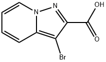 3-bromoH-pyrazolo[1,5-a]pyridine-2-carboxylic acid Structural