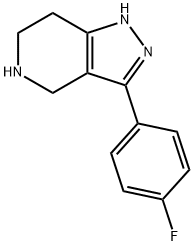 3-(4-FLUOROPHENYL)-4,5,6,7-TETRAHYDRO-1H-PYRAZOLO[4,3-C]PYRIDINE