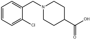 1-(2-CHLORO-BENZYL)-PIPERIDINE-4-CARBOXYLIC ACID HYDROCHLORIDE Structural