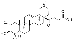 (2α,3β)-2,3-Dihydroxy-olean-12-en-28-oic acid carboxymethyl ester Structural