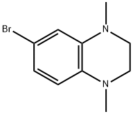 6-BROMO-1,4-DIMETHYL-1,2,3,4-TETRAHYDROQUINOXALINE Structural