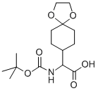 N-BOC-AMINO-(1,4-DIOXA-SPIRO[4.5]DEC-8-YL)-ACETIC ACID
 Structural