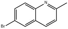 6-Bromo-2-methylquinoline Structural Picture