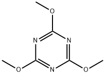 2,4,6-TRIMETHOXY-1,3,5-TRIAZINE Structural