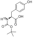 BOC-[15N]TYR-OH Structural