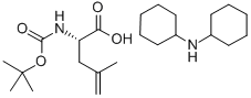 BOC-4,5-DEHYDRO-LEU-OH DCHA Structural