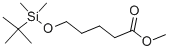 5-[[(1,1-dimethylethyl)dimethylsilyl]oxy]-Pentanoicacidmethylester Structural