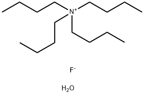 Tetrabutylammonium fluoride trihydrate Structural Picture