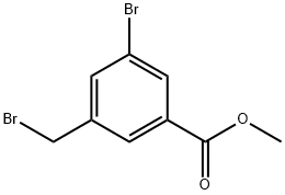 METHYL 3-BROMO-5-(BROMOMETHYL)BENZOATE Structural