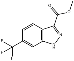 6-TRIFLUOROMETHYL-1H-INDAZOLE-3-CARBOXYLIC ACID METHYL ESTER Structural