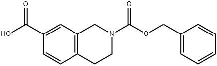 2-((benzyloxy)carbonyl)-1,2,3,4-tetrahydroisoquinoline-7-carboxylic acid Structural