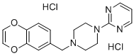 Piperazine, 1-(1,4-benzodioxin-6-ylmethyl)-4-(2-pyrimidinyl)-, dihydro chloride