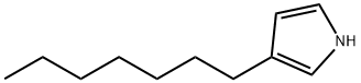 3-HEPTYLPYRROLE Structural