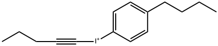 Iodonium, (4-butylphenyl)-1-pentyn-1-yl- Structural