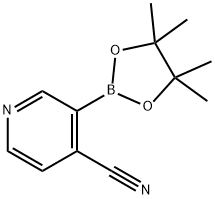 4-CYANO-3-(4,4,5,5-TETRAMETHYL-[1,3,2]DIOXABOROLAN-2-YL)PYRIDINE Structural