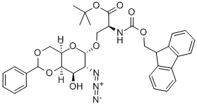 O-(2-Azido-4,6-O-benzylidene-2-deoxy-alpha-D-galactopyranosyl)-N-Fmoc-L-serine tert-Butyl Ester