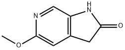 5-METHOXY-1H-PYRROLO[2,3-C]PYRIDIN-2(3H)-ONE Structural